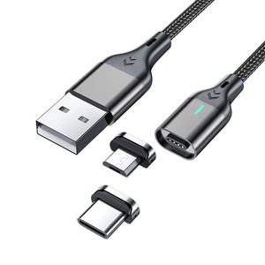 Nuovo <span class=keywords><strong>Cavo</strong></span> di Ricarica Magnetico USB a PD Tipo C 3 in 1 Multifunzione per <span class=keywords><strong>Apple</strong></span> <span class=keywords><strong>iPhone</strong></span> - Product Image 1