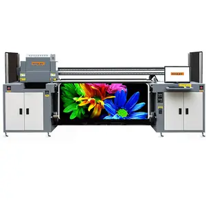 طابعة مطاطية كبيرة التنسيق Epson I3200 1.8m طابعة مطاطية طابعة ورق حائط آلة طباعة رقمية