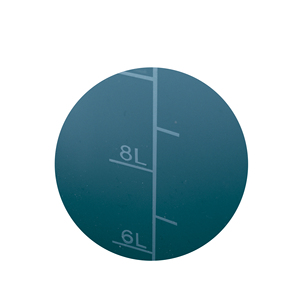 Secchio con Scolapiatti 12L Blu - Product Image 4