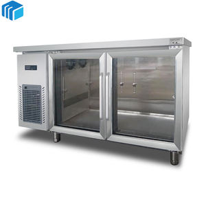 <span class=keywords><strong>Mesa</strong></span> <span class=keywords><strong>nevera</strong></span> comercial para <span class=keywords><strong>Bar</strong></span>, congelador, puerta de vidrio para restaurante, debajo de la encimera - Product Image 1