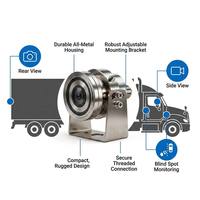 Caméra de véhicule anti-explosion en acier inoxydable 304 ExdCT6 IP67 étanche AHD 1080P 12-24V pour camions de transport de pétrole et de produits chimiques