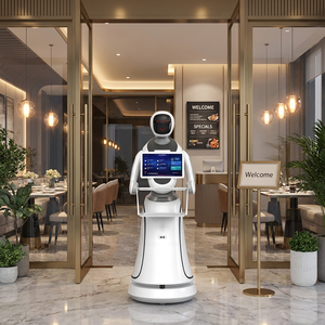 Robot Inteligente <span class=keywords><strong>de</strong></span> Entrega <span class=keywords><strong>de</strong></span> <span class=keywords><strong>Alimentos</strong></span> Renhuan Amy con Carga Automática, Control por Aplicación y Capacidad <span class=keywords><strong>de</strong></span> Carga <span class=keywords><strong>de</strong></span> 5 kg, 12 Horas <span class=keywords><strong>de</strong></span> Autonomí<span class=keywords><strong>a</strong></span> - Product Image 1