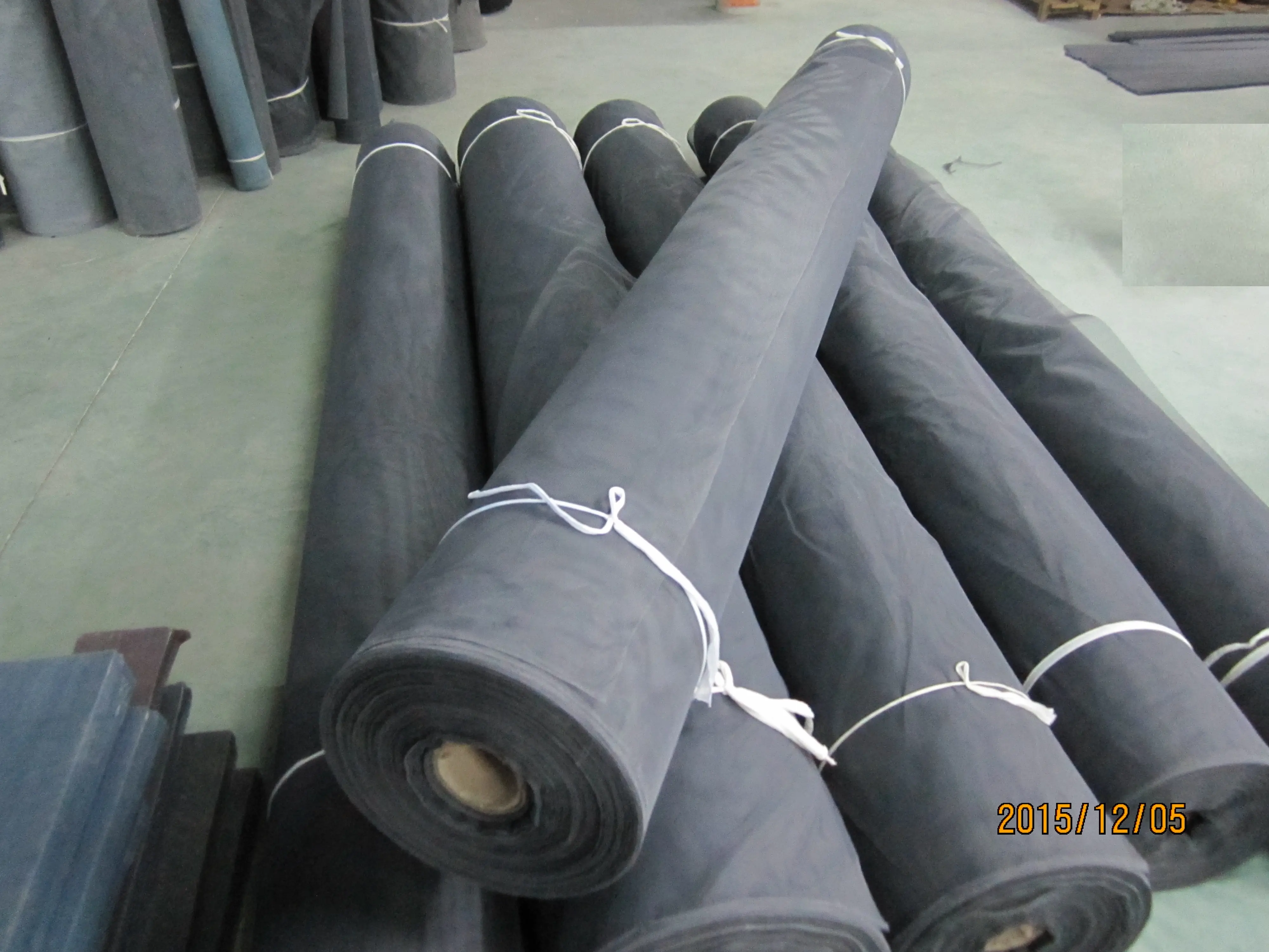 PVC Enduit Tissu De Maille Ignifuge pour Filet de Fenêtre fabriqué en Chine
