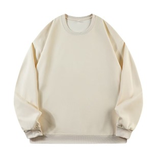 Custom High Quality French Terry Oversized <strong>Sweatshirts</strong> Heavyweight Pullover Vintage Acid Wash 100% Cotton <strong>Velour</strong> Long Autumn - Product Image 4