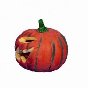 Citrouille en mousse lumineuse orange réaliste <span class=keywords><strong>Jack</strong></span>-O'-Lantern Décoration de table d'Halloween Visage <span class=keywords><strong>mal</strong></span>éfique Décoration murale de récolte Décoration de fête - Product Image 3