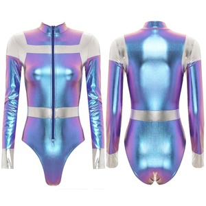 ชุดบอดี้สูทสำหรับเต้นสุดเซ็กซี่ชุดจั๊มสูทสำหรับผู้หญิงชุดคอสเพลย์ชุดเต้นบนเวทีชุดฮาโลวีน - Product Image 3