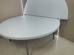 5ft có thể điều chỉnh vòng nhựa gấp bảng Bàn Ngoài Trời bên hồ bơi và phụ kiện tùy chỉnh hiện đại ăn Patio đồ nội thất thiết lập - Product Image 4