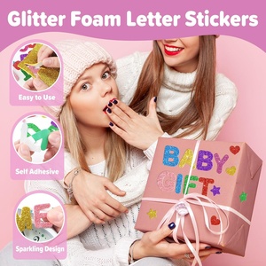 Etiquetas de Alfabeto Personalizadas de Terciopelo, Letras en Relieve de Tacto Suave con Fuente Personalizada para Cajas de Regalo de Lujo y Empaquetado de Boutique - Product Image 3