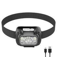 Vente en gros de phares super lumineux avec détecteur de mouvement LED USB C blanc rouge jaune étanche pour cyclisme et camping en plein air