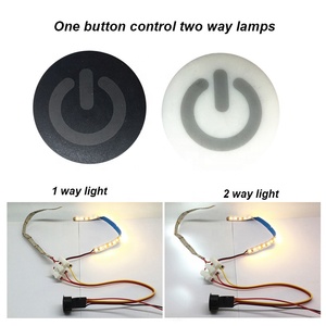 12V 5V 3.3V Đen Một Chiều Đèn LED Hai Chiều Cảm Ứng Công Tắc Điều Chỉnh Độ Sáng - Product Image 4