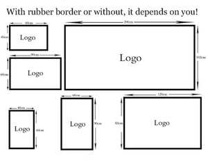 Alfombrillas de PVC antideslizantes personalizables para exteriores, alfombrilla de sol personalizada para puerta, Felpudo de PVC - Product Image 6