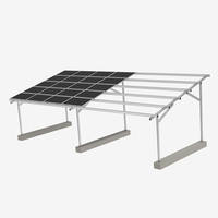 Cochera Solar para Estacionamiento en Campo Abierto con Soporte de Acero Galvanizado en Caliente, Garantía de 25 Años y Resistencia al Viento de 56M/S