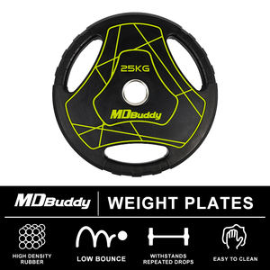 MDBuddy PU 重量盘，带 2 英寸开口，适用于通用力量训练比赛用缓冲盘 - Product Image 2