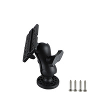 ISURE MARINE Bras articulé double en plastique pour support universel de GPS et sondeur marin, matériel marin pour pièces électroniques de bateau