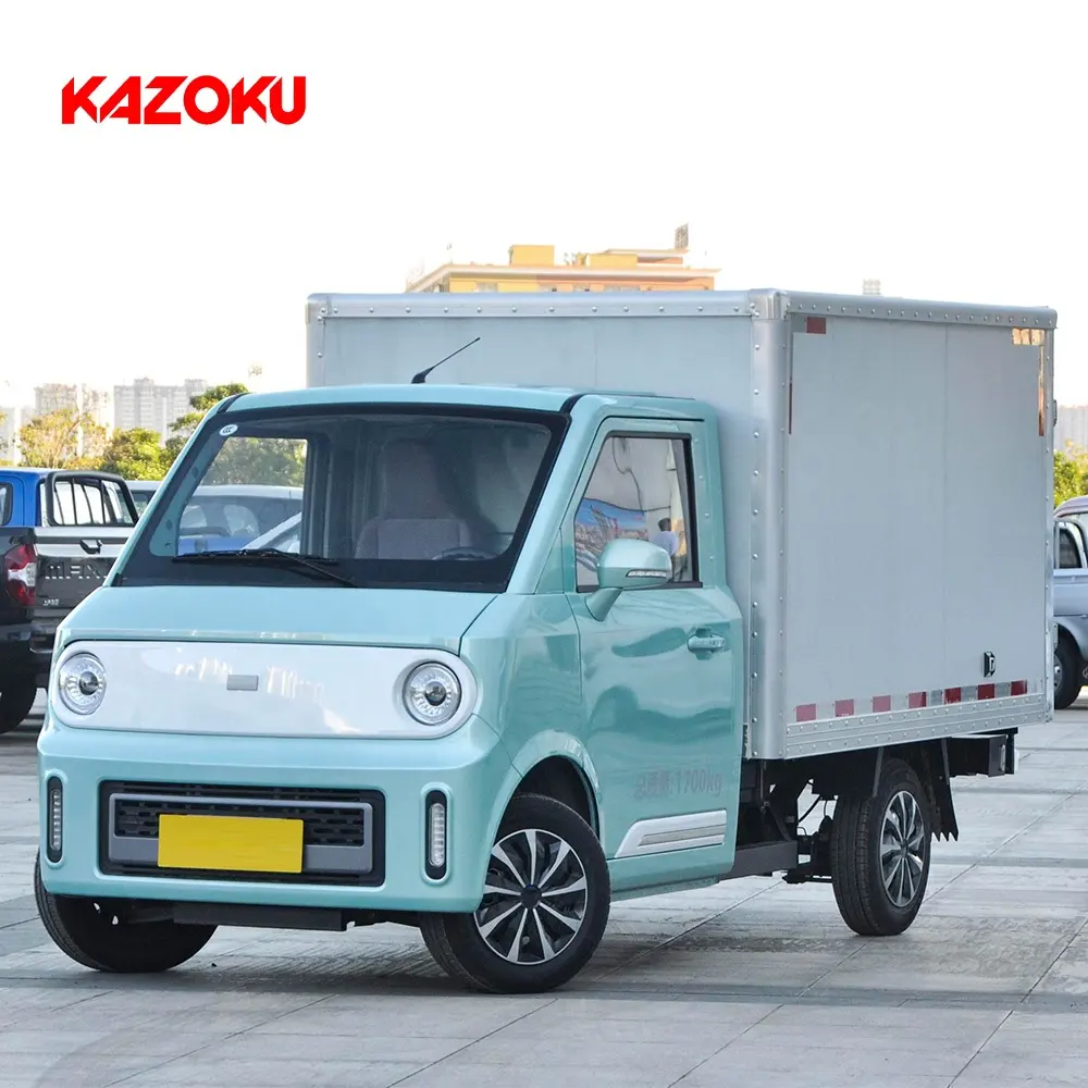 Mini fourgonnette électrique bon marché kilométrage maximal 110km système d'exploitation multilingue camions de fret petite voiture électrique à prix de vente