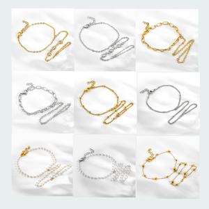 JUSNOVA, novedad, anillo <span class=keywords><strong>de</strong></span> cadena <span class=keywords><strong>de</strong></span> mano <span class=keywords><strong>de</strong></span> acero inoxidable a la moda, resistente al agua, joyería <span class=keywords><strong>de</strong></span> boda <span class=keywords><strong>para</strong></span> mujer, pulsera <span class=keywords><strong>de</strong></span> esclavo, anillo <span class=keywords><strong>para</strong></span> niñas - Product Image 1