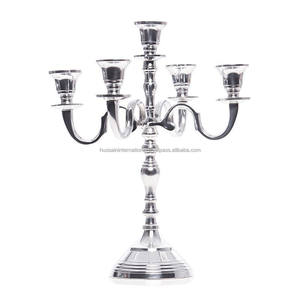 เชิงเทียนและที่ตั้งอลูมิเนียมทำด้วยมือสำหรับตกแต่งโต๊ะแต่งงานทำจากโลหะ - Product Image 4