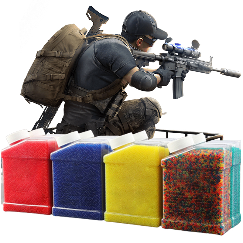 Высококачественный водяной пистолет, пули 7-8 мм, водяные гелевые боеприпасы, шарики для игрушек, водяной гелевый шарик, бластер, пистолет для клуба, игра Cs, гидрогель