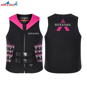 الجملة النيوبرين EPE رغوة السباحة سترات عالية الطفو بحيرة الحياة سترة الكبار المهنية الصيد مجداف سترة نجاة للنساء - Product Image 3