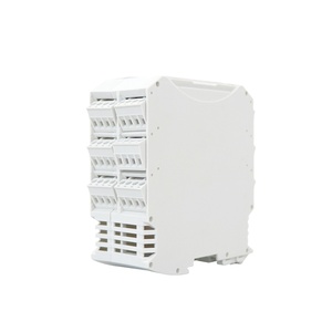 Pcb Circuit Board Distribution Box Industrial Electronic Terminal Cover Case PA66 100*112*45mm Din Rail <b>Plastic</b> <b>Enclosure</b> - Product Image 1