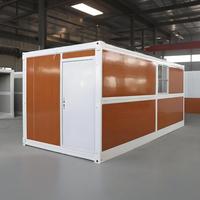 Petite maison modulaire préfabriquée Conteneur pliant Immeuble de bureaux pour une utilisation en entrepôt