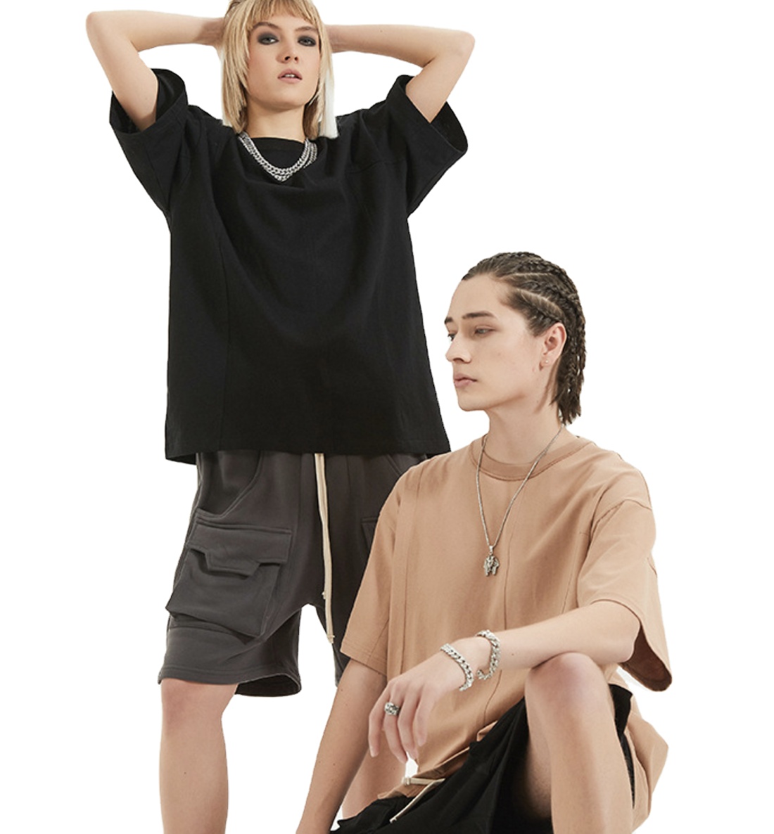 Custom Blank Cut And Sew T Shirts 