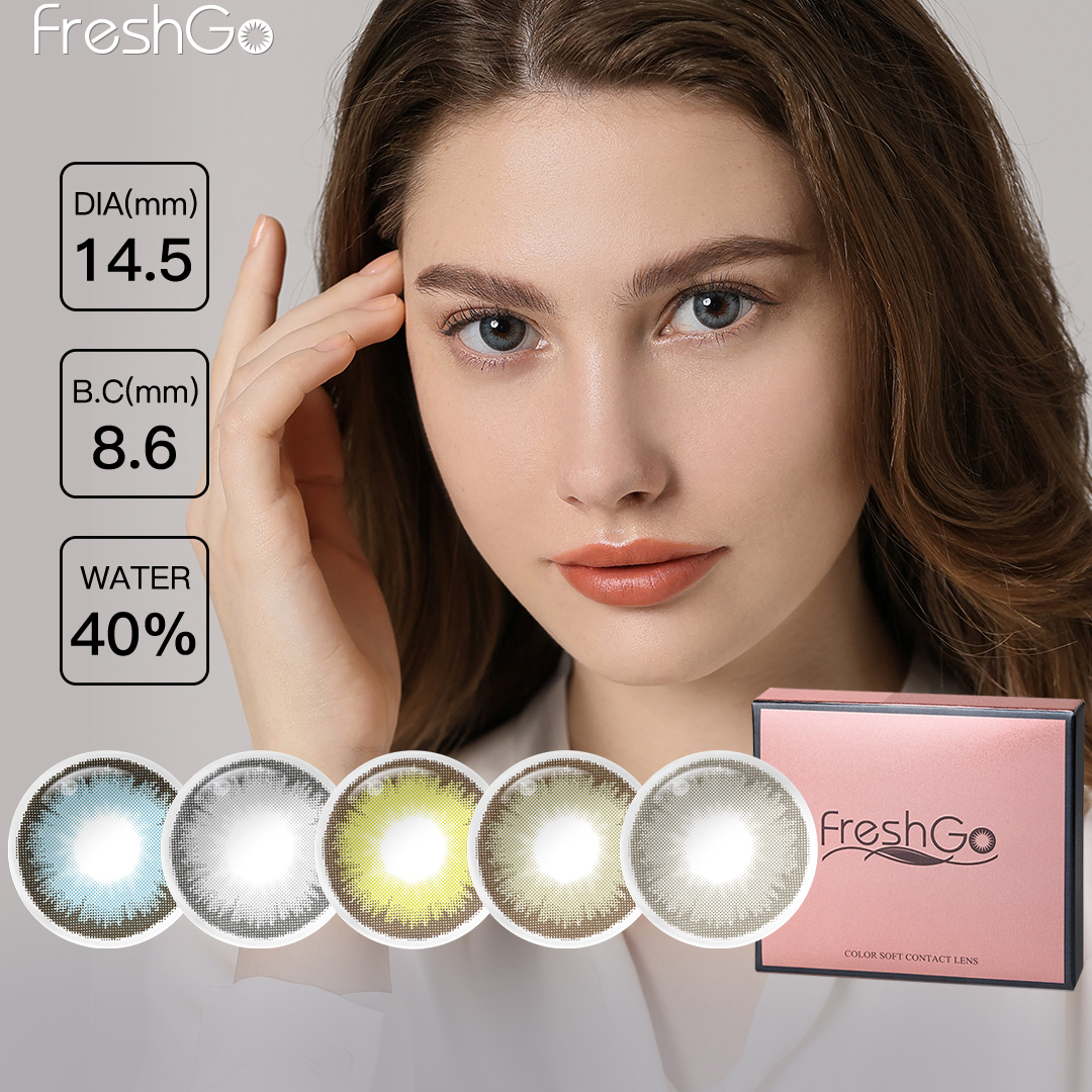 FRESHGO Contact lenses DIAMOND kontaktlinsen pupilentes de color for Dark Eyes colored contact lenses wholesale