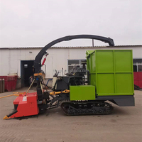 Moissonneuse-batteuse à fourrage montée sur tracteur à double rangée 1/2, machine à récolter, cosechadoras de forraje, petit hacheur, moissonneuse-batteuse à ensilage