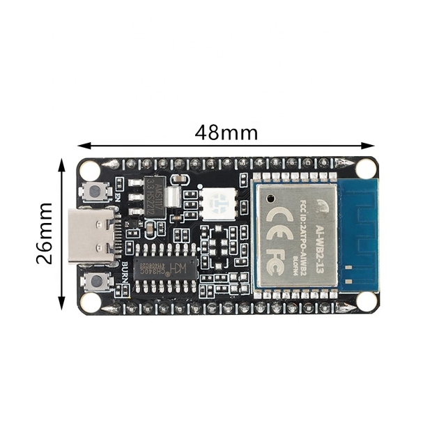 Type-C Interface AI-WB2-13-Kit Ble5.0 WiFi Module Nodemcu Development Board kit