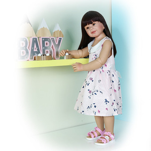 Muñeca NPK de 87 cm, articulada, de cuerpo completo, tamaño real de niño, modelo <span class=keywords><strong>Bebe</strong></span>, muñeca grande, muñeca <span class=keywords><strong>Reborn</strong></span>, muñeca infantil. - Product Image 3