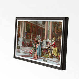 Cadre photo numérique en bois 43 pouces 4K NFT WEB 3.0 avec lecture vidéo et affichage NFT, compatible Wi-Fi - Product Image 4