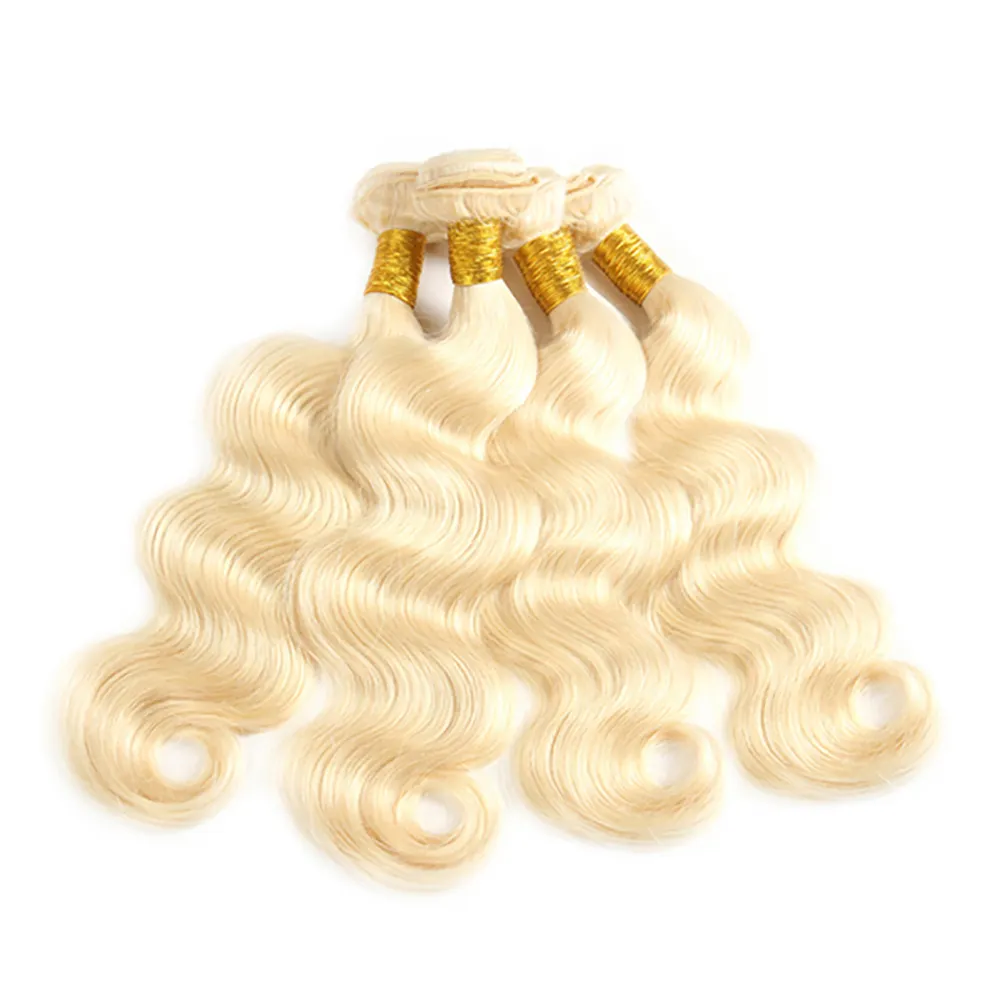 MEGALOOK 40 Inch Virgin Easy Single Silk Weft Honey Blonde Wholesale Brazilian Knot Hair Extensions South Africa