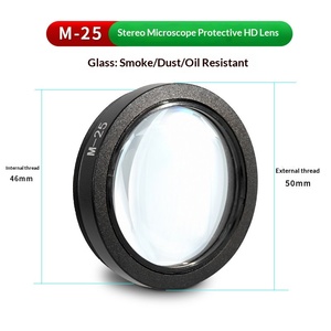 <span class=keywords><strong>Objectif</strong></span> auxiliaire Sunshine 0.5X 0.7X pour microscope stéréo, avec protections anti-huile et anti-poussière, adaptateur caméra pour réparation de téléphones - Product Image 3