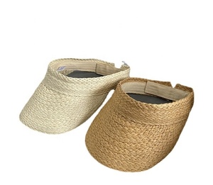 Women's Packable Paper Raffia <strong>Straw</strong> <strong>Visor</strong> Versatile for Daily Outdoor Fishing Travel Casual Business Sports Scenes - Product Image 1
