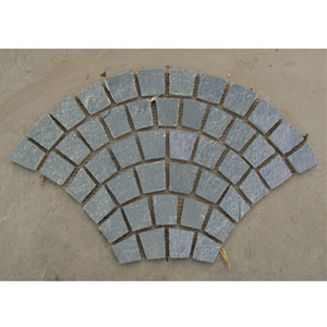 Màu Sắc Đa Dạng Hbls Loạt Fan-Hình Dạng Thảm Cho Sàn Hình Vuông, Vườn, Công Viên Tự Nhiên Đá <span class=keywords><strong>Slate</strong></span> - Product Image 1