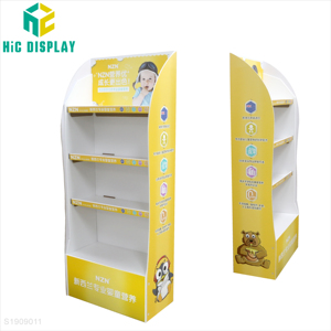 Estante de exhibición de cartón plegable personalizable para organizar gorras de béisbol camisetas ropa y suministros para mascotas Unidad de exhibición - Product Image 4