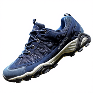 Chaussures de randonnée unisexe pour l'extérieur, semelle extérieure en caoutchouc naturel, tige en lin, doublure en maille, antidérapantes et résistantes à l'usure - Product Image 2