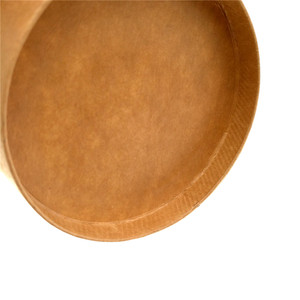 Gobelet en papier kraft brun jetable de 8 oz 250ml pour crème glacée et soupe écologique et durable - Product Image 5