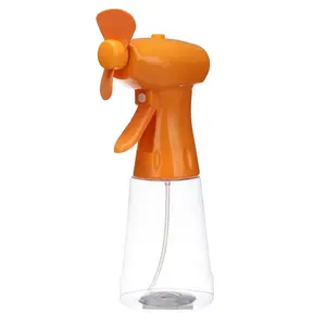 Eco-friendly Mini Plastic Battery Operated Hand Held Mist Spray Fan Water bottle