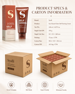 Crema Autobronceadora Corporal Hidratante de Fábrica, 4 Opciones de Aroma, Marca Privada Disponible, 4 Tonos de Bronceado sin Sol para Uso Comercial - Product Image 4