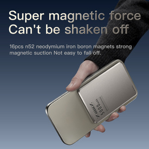 LX6 5000mAh/10000mAh พาวเวอร์แบงค์แม่เหล็กไร้สายแบบบางพิเศษ ผลิตจากอลูมิเนียมอัลลอย พร้อมระบบชาร์จเร็ว 15W และพอร์ต Type-C - Product Image 4