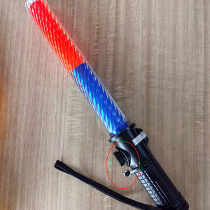 ホイッスル付き390mmレッド & ビュール<span class=keywords><strong>LED</strong></span>トラフィックバトンライト - Product Image 1