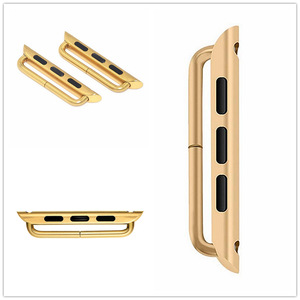 Connettore adattatore personalizzato in acciaio inossidabile all'ingrosso per cinturino <span class=keywords><strong>Apple</strong></span> <span class=keywords><strong>Watch</strong></span> 38 40 41 42 44 <span class=keywords><strong>45</strong></span> 49mm - Product Image 4