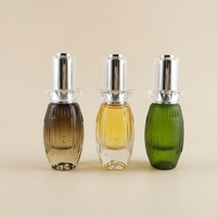 Flacon compte-gouttes en verre de lave volcanique 30 ml, vide, rechargeable, écologique, gravable, pour sérum, huile essentielle, liquide cosmétique, vente en gros