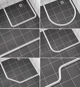 Ambang <span class=keywords><strong>Shower</strong></span> silikon kamar mandi, <span class=keywords><strong>Strip</strong></span> penahan air stopper banjir pintu bawah segel karet - Product Image 3