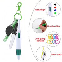 Nouveau 2026 Promotion Stylo Marqueur Lampe Torche LED Porte-clés Stylo Bille Quatre Couleurs pour Infirmière