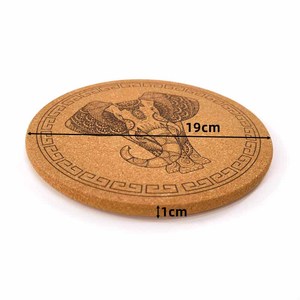 Sous-plats ronds <span class=keywords><strong>en</strong></span> <span class=keywords><strong>liège</strong></span> multifonctionnels résistants à la chaleur pour plats chauds, assiettes et comptoirs de cuisine - Product Image 6