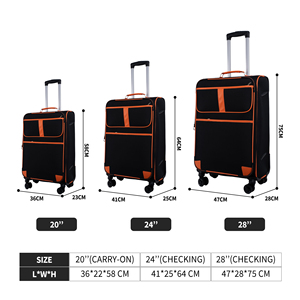 Gran oferta <span class=keywords><strong>de</strong></span> bolsas <span class=keywords><strong>de</strong></span> <span class=keywords><strong>viaje</strong></span> <span class=keywords><strong>de</strong></span> lujo, Maleta ligera <span class=keywords><strong>de</strong></span> tela Oxford para hombres y mujeres, equipaje <span class=keywords><strong>de</strong></span> <span class=keywords><strong>mano</strong></span> duradero para viajes <span class=keywords><strong>de</strong></span> larga distancia - Product Image 5