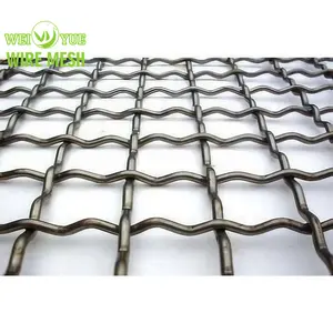 High Quality 304 304L 316 Stainless Steel Material Mesh 6 Stainless Steel Crimped Wire Mesh