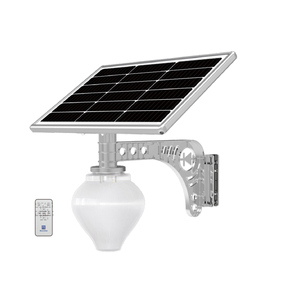 Projecteur solaire à LED avec télécommande, prix attractif, éclairage extérieur pour jardin - Product Image 1